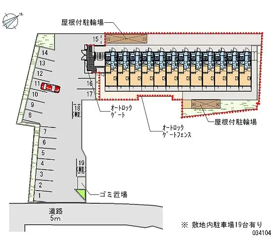 京都市南区吉祥院西ノ茶屋町 月極駐車場